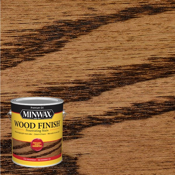 Minwax Wood Finish Semi-Transparent Red Mahogany Oil-Based Penetrating Wood Stain 1 gal 71007000